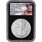 2024 (W) American Silver Eagle - NGC MS70 Early Releases Purple Heart Black Core