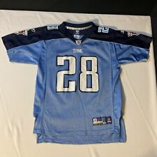 REEBOK TENNESSEE TITANS Chris JOHNSON #28 JERSEY NFL Youth Large
