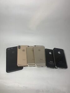 Lot Of 6 iPhones Bundle - XS, 7 Plus, 6, 4s - Untested AS IS FOR PARTS