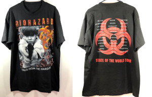 Biohazard Grail Vintage Band T Shirt Black Slayer Judge Tee Size S-5XL, Cotton
