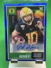 2020 Panini Score Justin Herbert Blue Artists Proof Auto Rookie SP 28/35Chargers
