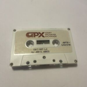 CAN’T QUIT (Atari 400 800 XL XE) 10220 APX - Cassette only - Program FREE SHIP