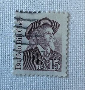 Buffalo Bill Cody USA 15 Cent Postage Stamp “Free Shipping”
