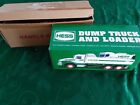 2017 Hess Toy Truck Dump Truck and Loader New In Box w/ Brown Box