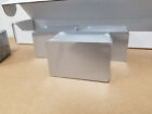 Silver Blank Metallic PVC Cards, CR80.30 Mil, Credit Card Size - USA - 100 Pack
