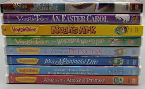 Lot Kids Childrens DVD Movies Shows Veggie Tales Noah's Ark An Easter Carol