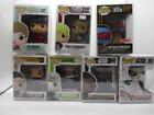 FUNKO POP! LOT OF 7 POPS GOOD CONDITION WITH PROTECTORS DIFFERENT TYPES