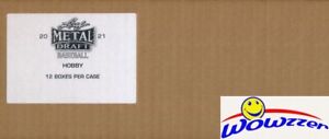 2021 Leaf METAL Draft BASEBALL HOBBY 12 Box Factory Sealed CASE-72 AUTO ROOKIES!