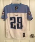 NFL Tennessee Titans Chris Johnson # 28 Football Jersey Youth M 10/12 White