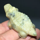 41g Natural Crystal hetian jade,Hand-Carved.Exquisite crocodile.gift 66