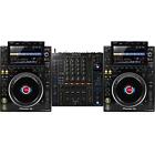 Pioneer DJ DJM-A9 4-channel DJ Mixer with Effects and Dual CDJ3000 Media Player