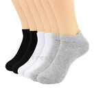 Lot 12 Pairs Mens Womens Ankle Athletic Socks Cotton Low Cut Casual Size 5-11 US