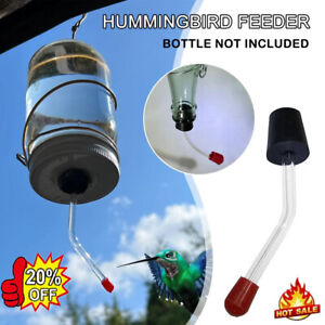 New and Improved Deluxe Hummingbird Feeder tubes and stoppers with Glass HOT