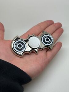 trendy gadget FIDGET SPINNER Silver BATMAN style Relieve Anxiety Stress Autism