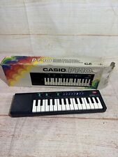 Vintage 80s Casio PT-10 Electronic Keyboard Synthesizer Works BEAUTIFUL (b4)