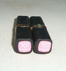 2 tube lot LOREAL COLOUR RICHE EXCLUSIVE COLLECTION LIPSTICK 701 JULIANNE'S PINK