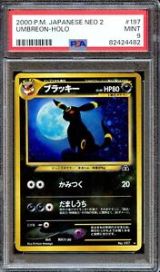 PSA 9 Umbreon Neo 2 #197 Neo Discovery Japanese Pokemon Card MINT Holo