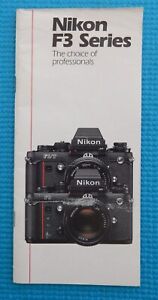 Nikon F3 Series Camera Brochure