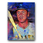 New ListingBill Mazeroski #6 Art Card Limited 24/50 Edward Vela Signed (Pittsburgh Pirates)