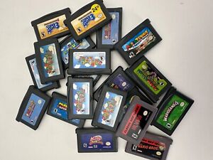 Super Mario GBA Gameboy Advance Games Bundle Lot Variety Various Titles Rare