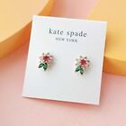 Kate Spade - new bloom flower Multi Color Gold Stud Earrings