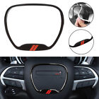 Steering Wheel Trim Cover For Dodge Challenger Charger 2015+ Durango Accessories (For: 2018 Dodge Challenger)