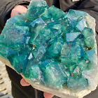 4.75LB Rare Natural green cubic fluorite mineral crystal sample/China