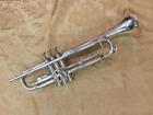 Pre-War Fabrication Francais Perfectionee Silver Plated Trumpet by Besson-c.1925