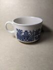 Vintage Churchill England Blue Willow Soup Mug, Large Coffee Mug, Chinoiserie