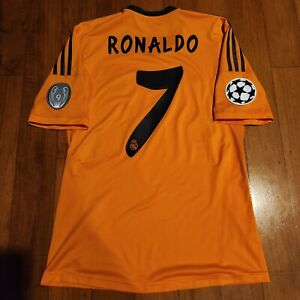 Authentic Real Madrid RONALDO CR7 2013-2014 UCL 3rd Third Soccer Jersey 13/14