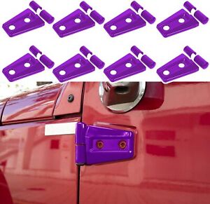 Door Hinge Cover for Jeep Wrangler JK JKU 2007-2017 Unlimited Accessories Purple (For: Jeep)