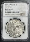 PERU 1794 LIMA IJ 8 Reales - Carlus IIII Silver Coin NGC XF DETAILS CHOPMARKED