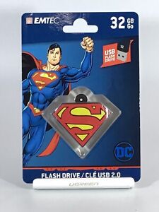 Superman DC Comics 32GB USB Flash Drive Keychain - NEW