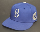 New Era Brooklyn Dodgers Size 7 1/4 Fitted Hat MLB 1955 World Series Patch