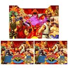 Street Fighter 2 turbo 35th Arcade 1up Cabinet Riser Graphics Decals Stickers