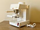 Vintage 1989 Salton EX-17 White Espresso Coffee Cappuccino Maker Machine 800W