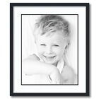 ArtToFrames Matted 20x24 Black Picture Frame with 2