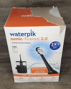 Waterpik Sonic-Fusion 2.0 Professional Electric Toothbrush Water Flosser BLACK.