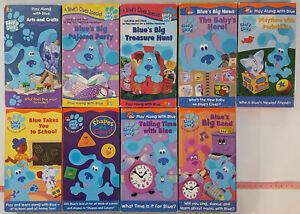 Blue's Clues VHS Lot of 9 tapes Nick Jr.