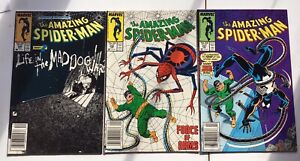 Lot of 3 - The Amazing Spider-Man #295 #296 and #297 - Marvel - Bagged/Boarded