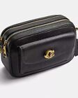 COACH Willow Camera Bag Crossbody In Black Pebble Leather C0823 BRAND NEW