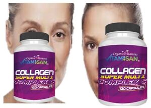 Hydrolized Collagen 1000MG Colageno Hidrolizado with vitamin C 240 CAPSULES
