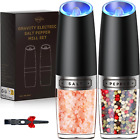 Gravity Electric Pepper and Salt Grinder Set, Sangcon Automatic Shakers Mill Gri