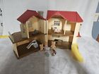 Sylvanian Families Calico Critters Red Roof Country House with Furniture + Dolls