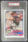 2014 Topps Charlie Sheen Ricky Vaughn Autographed Card PSA/DNA “Wild Thing” #99