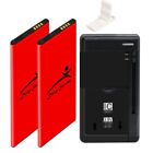 2X 7220mAh Battery Quick Charger Bracket for Samsung Galaxy Note 4 4G LTE N910F