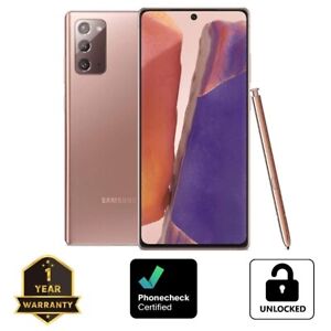 Samsung Galaxy Note20 5G SM-N981U - 128GB - Mystic Bronze (Unlocked) Smartphone