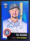 New Listing2022 Topps Chrome Platinum Anniv. CAL RALEIGH Blue Refractor #/99 Rookie Auto RC