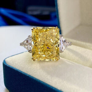 Gorgeous Cubic Zircon 925 Silver Filled Rings Women Wedding Jewelry Gift Sz 6-10