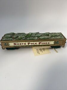 Franklin Mint 1998 Limited  Edition The North Pole Pines Train Car W/ Tags #2271